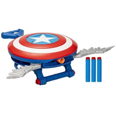 NERF Blaster Skyshot Captain America - Pour un déguisement audacieux!