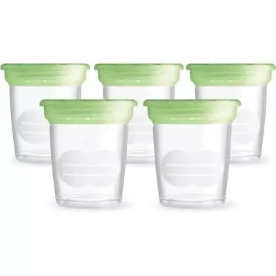 Lot de 5 pots de conservation pour lait maternel 120ml