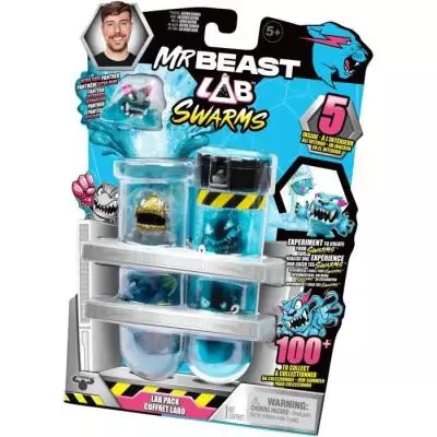 Collectionnez plus de 100 figurines miniatures MrBeast Lab Swarms - 5 modèles aléatoires
