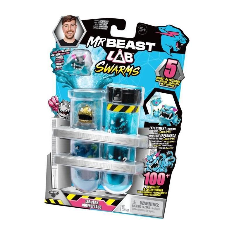 Collectionnez plus de 100 figurines miniatures MrBeast Lab Swarms - 5 modèles aléatoires