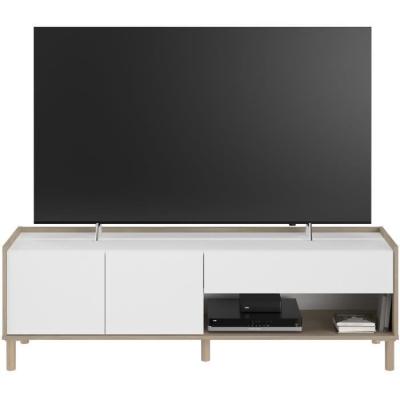 Ensemble salon design - MORPHOS - Blanc/Chene - PARISOT