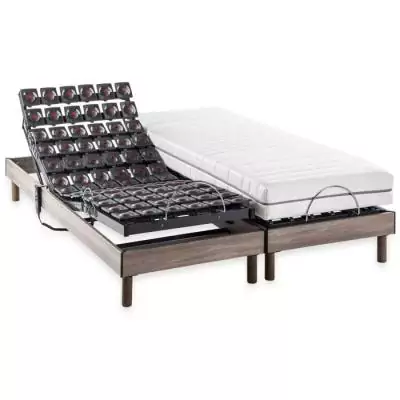 Ensemble matelas + sommiers relaxation électrique - ERGO 9 Dreamzone