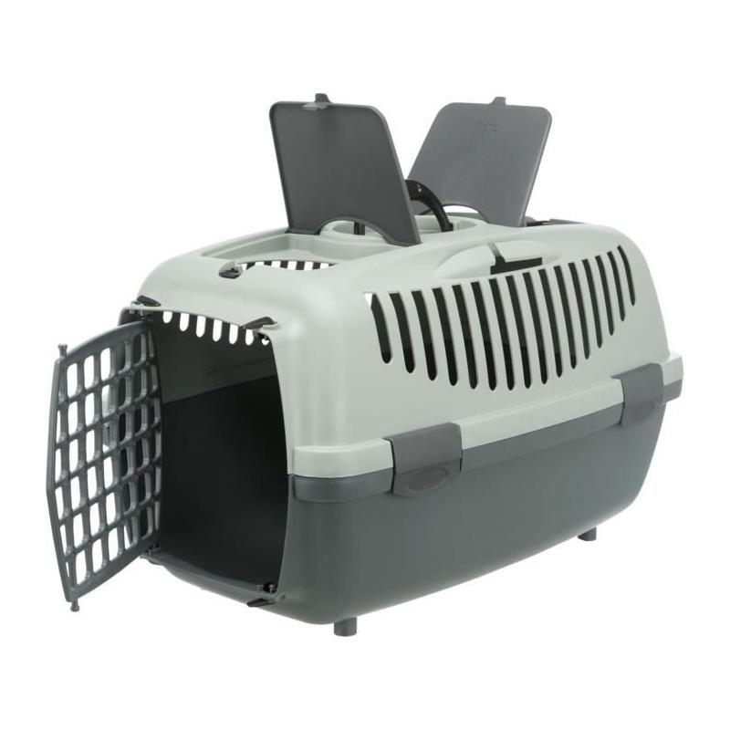Boîte de transport Capri 3 pour chien - Taille S - Anthracite, gris et vert