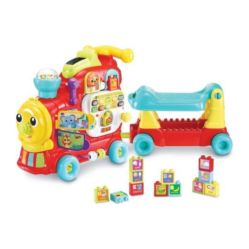 Porteur Maxiloco Mon Trotti Train 7 en 1 - Rouge Musical - VTECH BABY