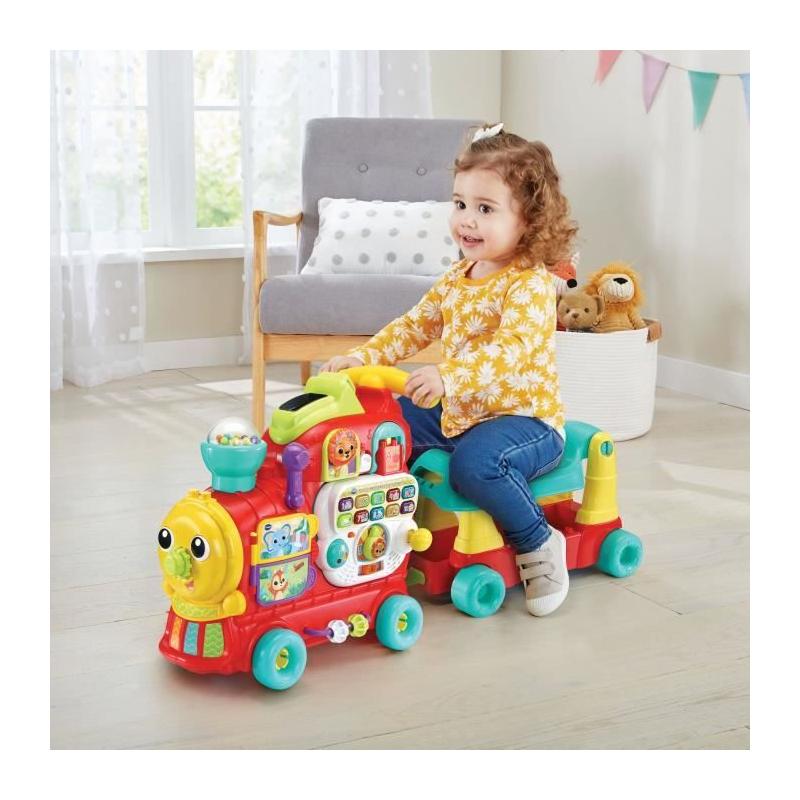 Porteur Maxiloco Mon Trotti Train 7 en 1 - Rouge Musical - VTECH BABY
