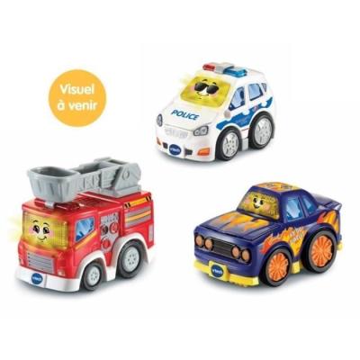 Découvrez le Coffret Trio Véhicules Série Pro - Idéal pour Circuit Miniature!