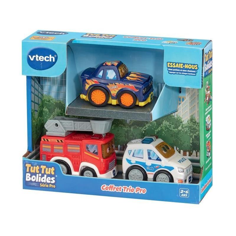 Découvrez le Coffret Trio Véhicules Série Pro - Idéal pour Circuit Miniature!