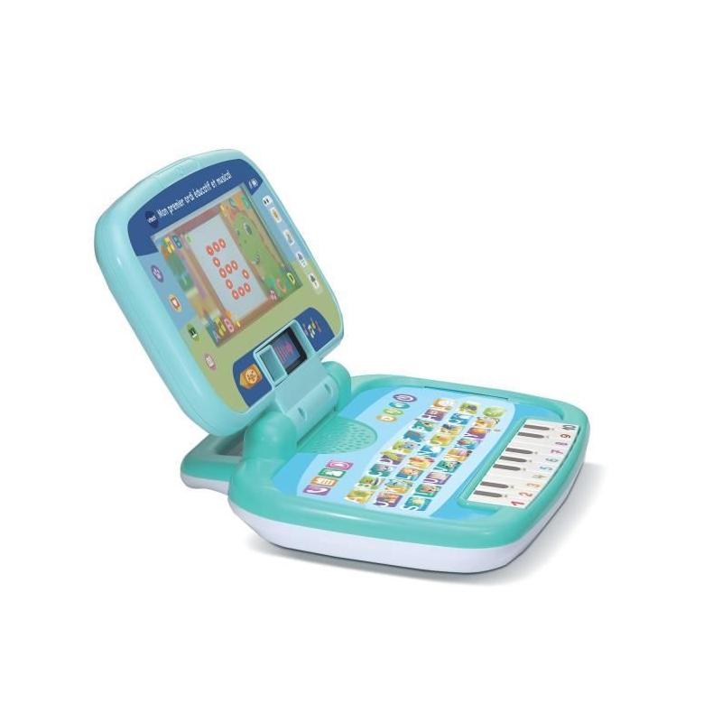 Un premier ordinateur éducatif et musical pour enfants de 33 x 30 x 7 cm