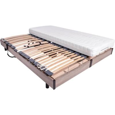 Ensemble relaxation matelas + sommiers électriques 2x90x200 - Fabrication française
