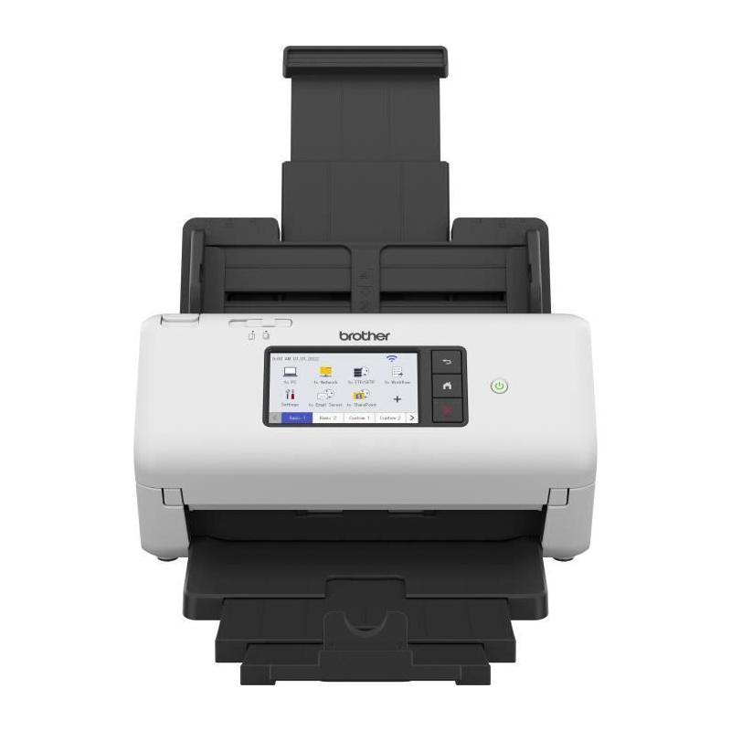 Scanner de documents bureautique recto-verso Brother ADS-4700 - Performances 40 ppm/80 ipm
