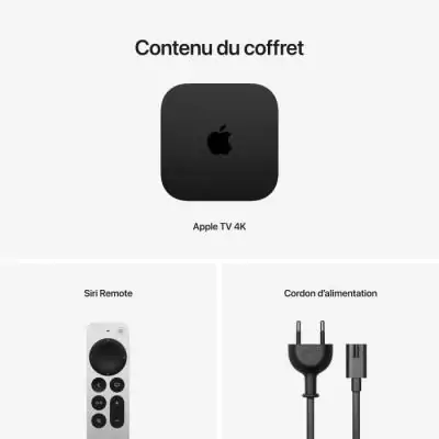 Passerelle multimédia Apple TV 4K 128 Go - La nouvelle génération