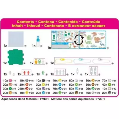 Aquabeads - La Terre des Dinosaures - Kit créatif Aquabeads - La Terre des Dinosaures - Kit créatif