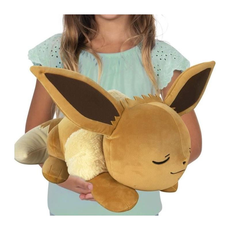 Peluche BANDAI Evoli (Eevee) 40cm - Douce et câline - Multicolore