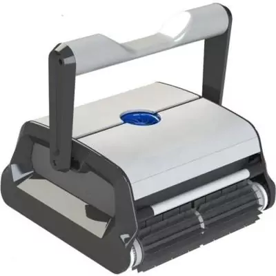 Robot piscine Robopool - Clean Pool autonome - Blanc (67x48x31 cm)