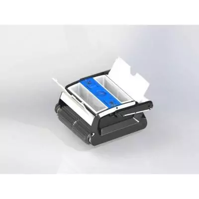 Robot piscine Robopool - Clean Pool autonome - Blanc (67x48x31 cm)