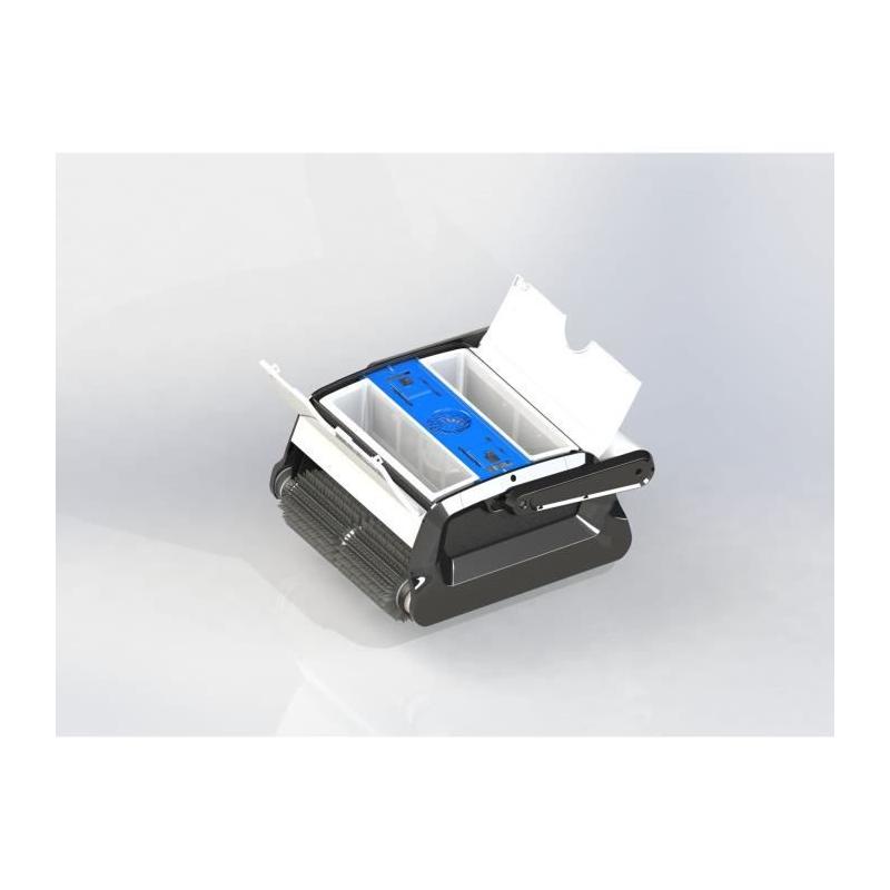 Robot piscine Robopool - Clean Pool autonome - Blanc (67x48x31 cm)
