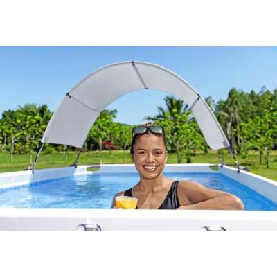 Auvent piscine ovale et rectangulaire - Protection efficace et compacte
