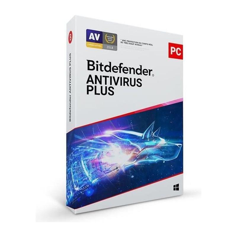 Protection complète avec Bitdefender Antivirus Plus 2021 - 1 PC - 1 an