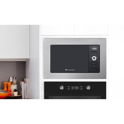 Four micro-ondes encastrable 20L Noir/Inox - CONTINENTAL EDISON