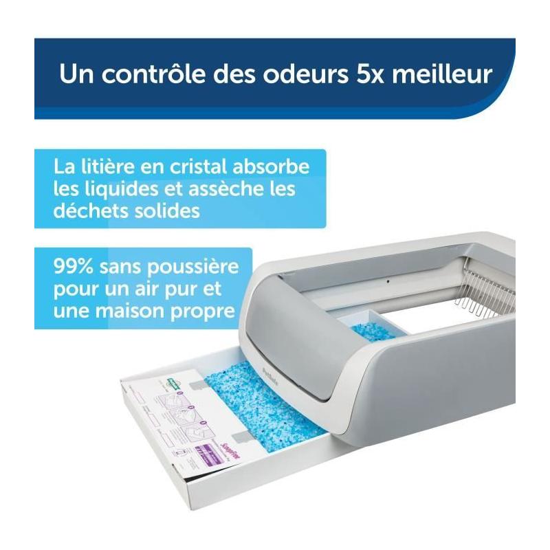 Bac à Litière Auto-nettoyante ScoopFree 1,5 avec Couvercle