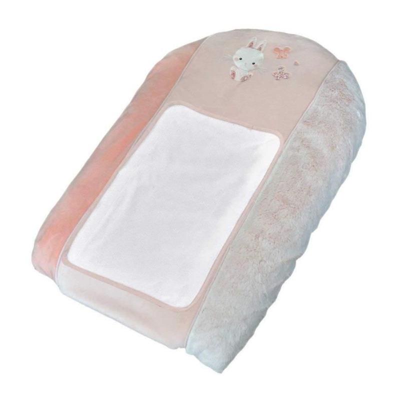 Matelas à langer Lapinou - Rose - 50 x 75 cm