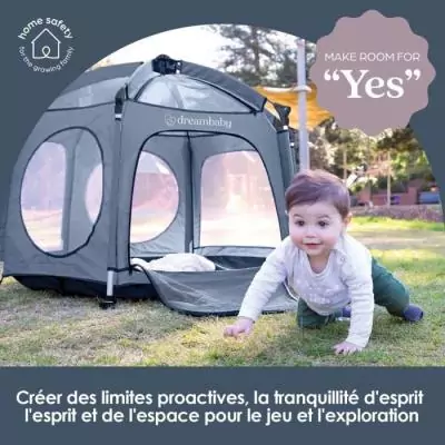 Parc Aventure Pop-Up Dreambaby - Tissu avec sac de transport - Protection UV - Ø 1,3 m