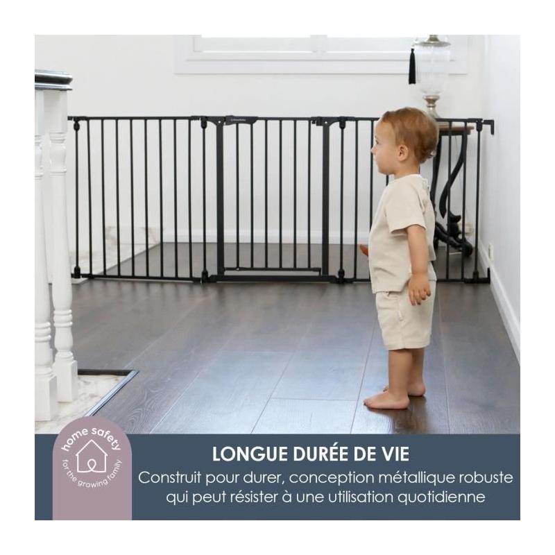 Barriere de sécurité enfant Discovery 3 - Blanc - 74,5 cm à 1,95 m