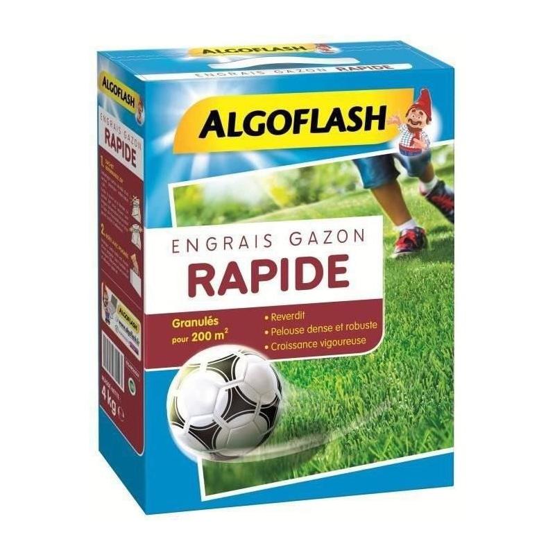 Engrais Gazon ALGOFLASH - Action Rapide 4kg