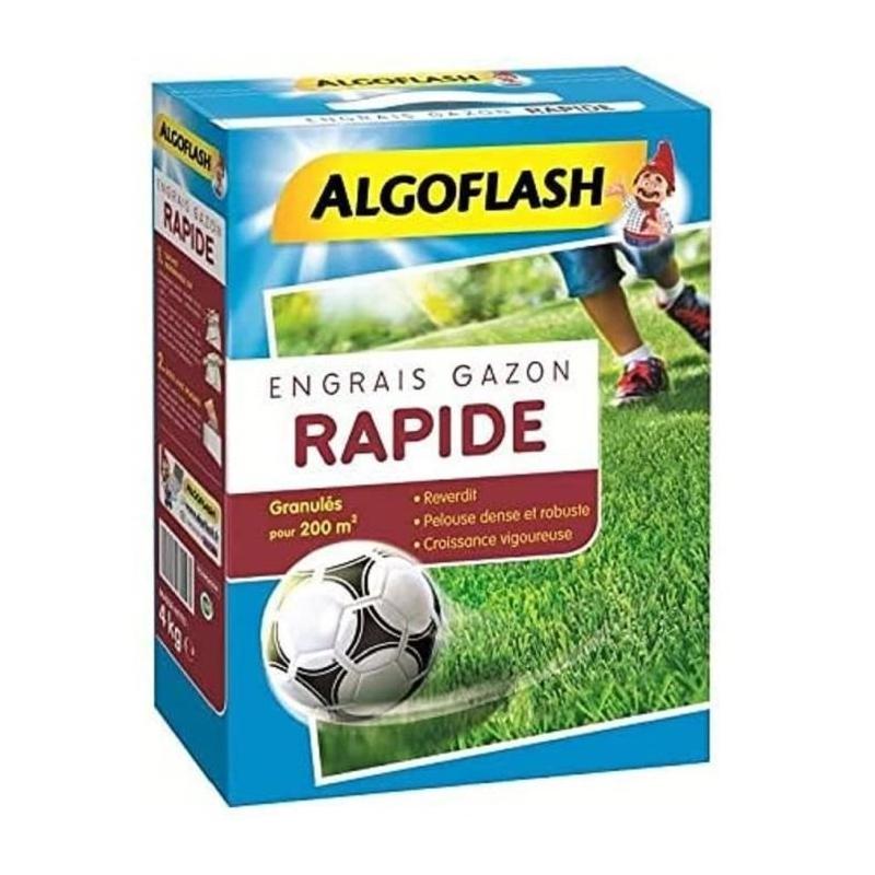 Engrais Gazon ALGOFLASH - Action Rapide 4kg