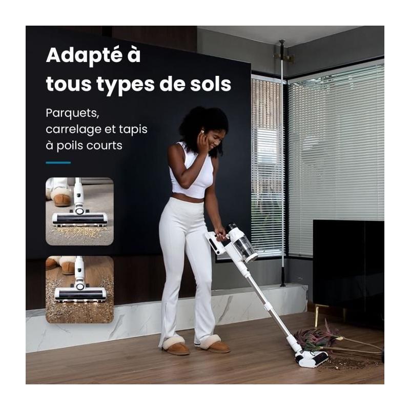 Aspirateur balai sans fil EZICLEAN Cyclomax R22 - Performant et éco-responsable