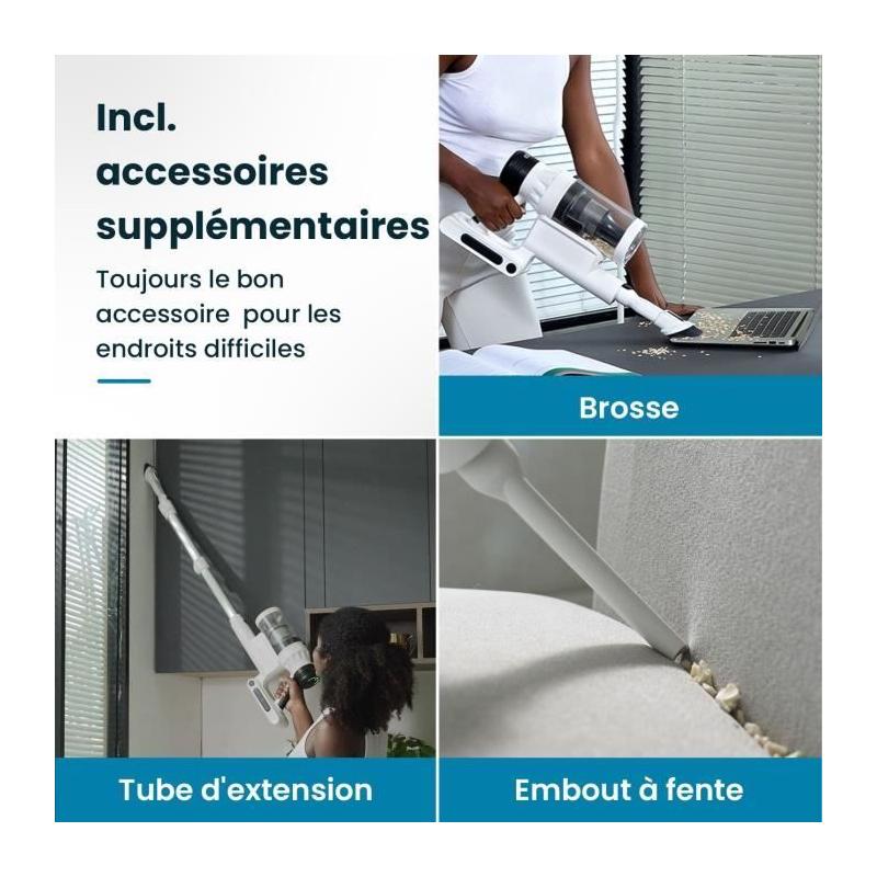 Aspirateur balai sans fil EZICLEAN Cyclomax R22 - Performant et éco-responsable