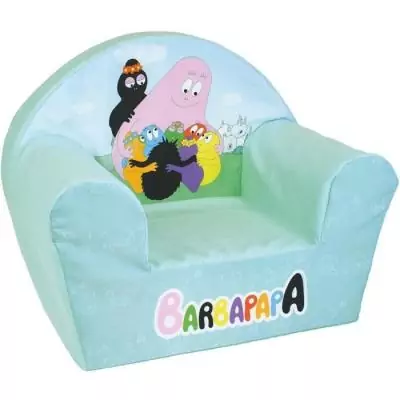 Fauteuil club enfant BARBAPAPA - FUN HOUSE - Origine France - 52 x 33 x 42 cm Fauteuil club enfant BARBAPAPA - FUN HOUSE - Origine France - 52 x 33 x 42 cm