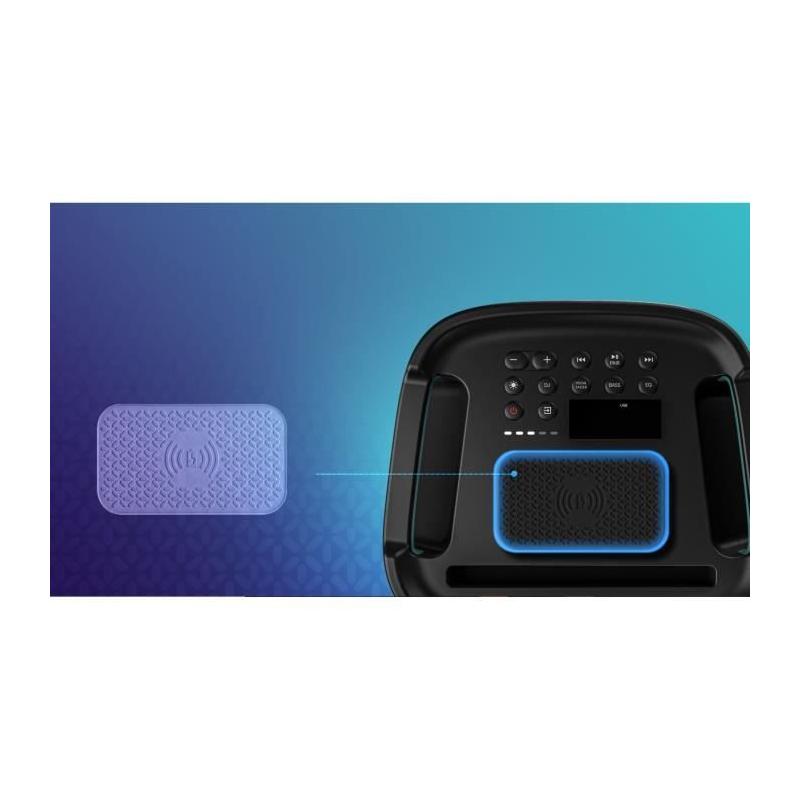Enceinte de soirée Bluetooth portable HISENSE Party Rocker One - 300W - Effets lumineux - Noir