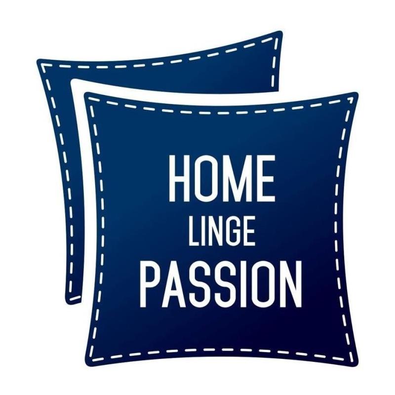 Parure de lit microfibre bleue - Shizuoka - Housse 140x200 cm + 1 taie - HOME LINGE PASSION