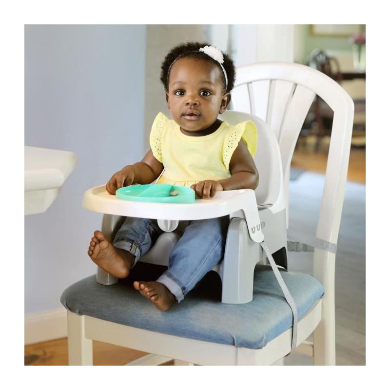 Rehausseur de table pratique pour repas - INGENUITY - Orange et bleu