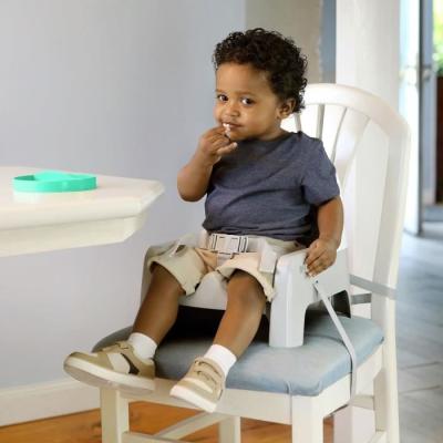 Rehausseur de table pratique pour repas - INGENUITY - Orange et bleu