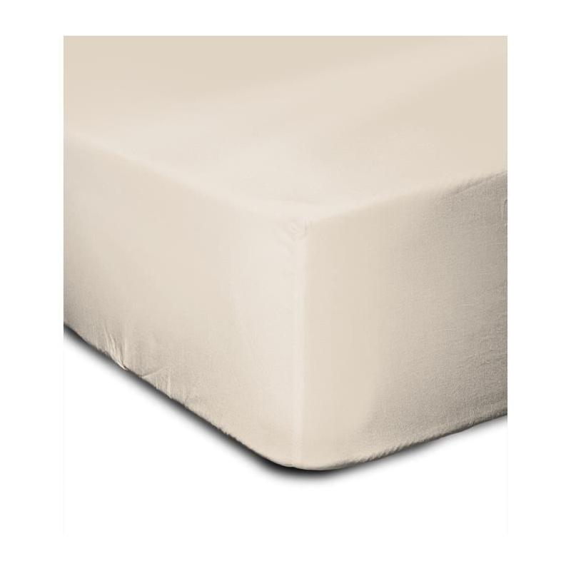 Drap Housse en Coton 100% - Taille 140 x 190 + Bonnet 35 cm - LOVELY HOME