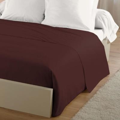 Drap plat moderne - LOVELY HOME - LH71589 - 240 x 300 cm - Marron