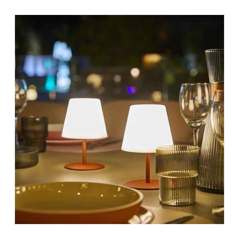 Lampes de table sans fil - LUMISKY TWINS - Terracota - Lot de 2
