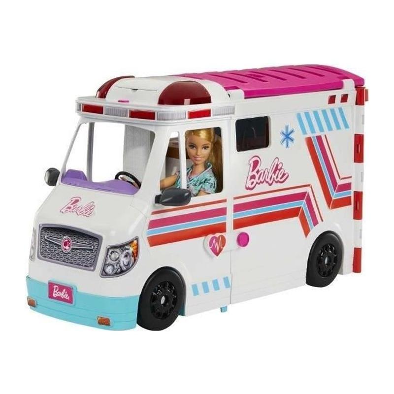 Barbie Ambulance et Clinique Médicale - Coffret avec Accessoires
