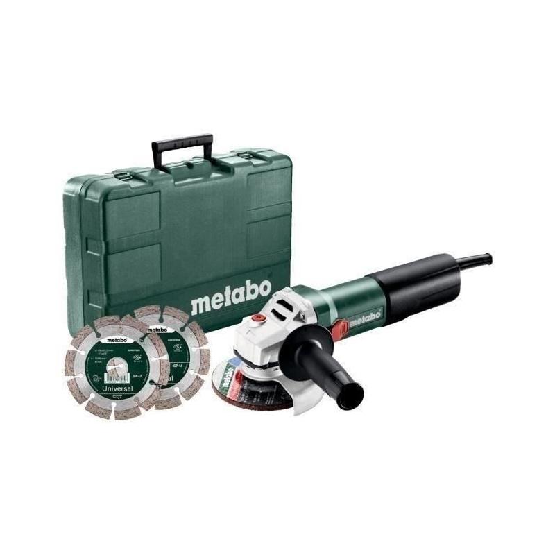 Meuleuse d'angle METABO WQ 1100-125 - 1100W - Robuste et universelle