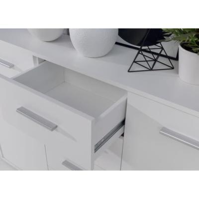 Buffet PILVI 4 portes 2 tiroirs Blanc mat - Eco-friendly FSC®