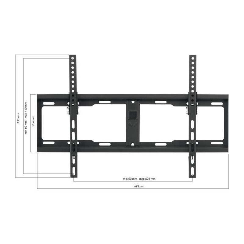 Support mural inclinable pour écran de 81 à 229 cm - Poids max : 100kg