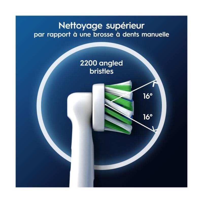 BROSSETTES Oral-B Pro Cross Action, Pack De 3 - Dimensions: 22x7x2 cm