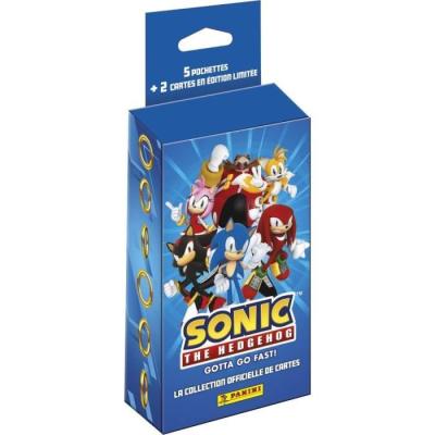 Blister PANINI Sonic le hérisson Classic - 5 pochettes - 2 cartes Édition Limitée