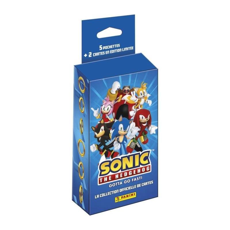 Blister PANINI Sonic le hérisson Classic - 5 pochettes - 2 cartes Édition Limitée