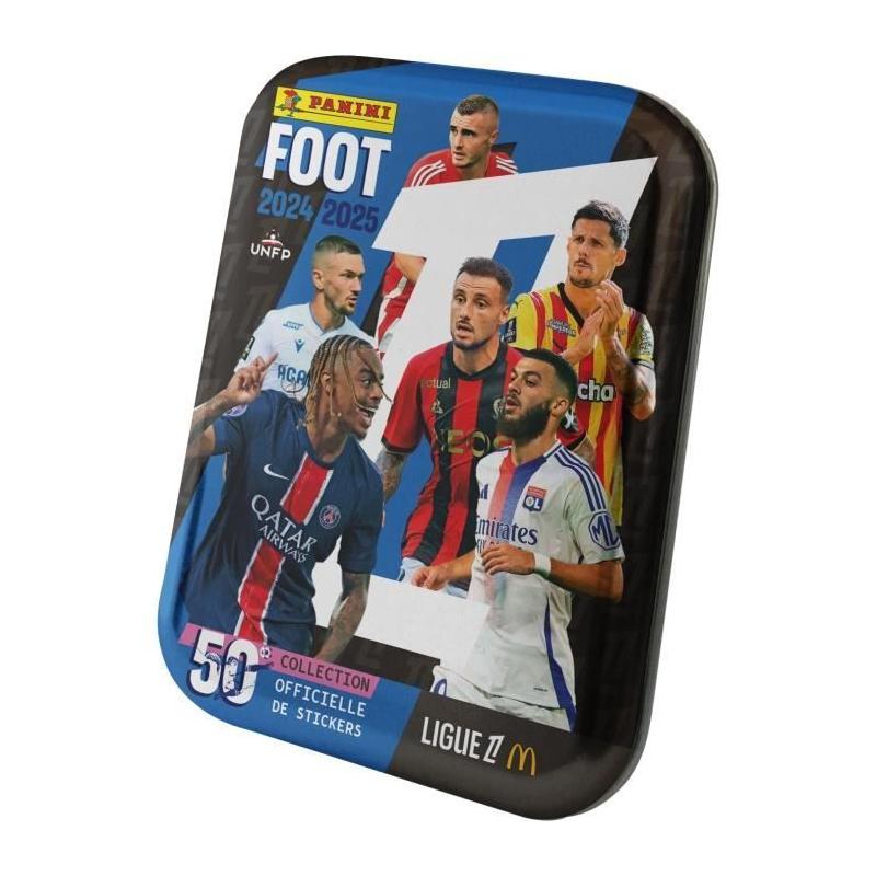Boîte métal PANINI Foot Ligue 1 2024-2025 - McDonald's - 84 stickers