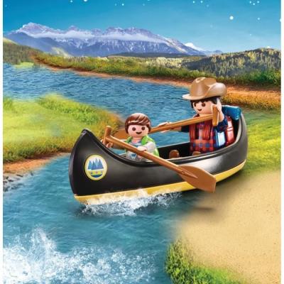 Valisette Campeurs PLAYMOBIL 9323: Tente, Canoë et Accessoires