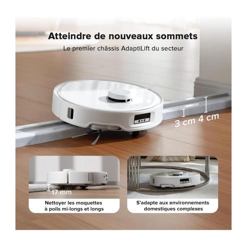 ROBOROCK QREVO CURV - Robot Aspirateur Laveur 18500 Pa