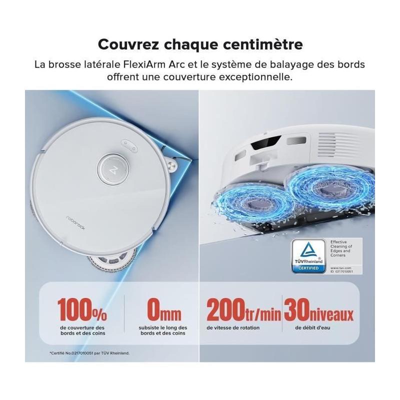 ROBOROCK QREVO CURV - Robot Aspirateur Laveur 18500 Pa